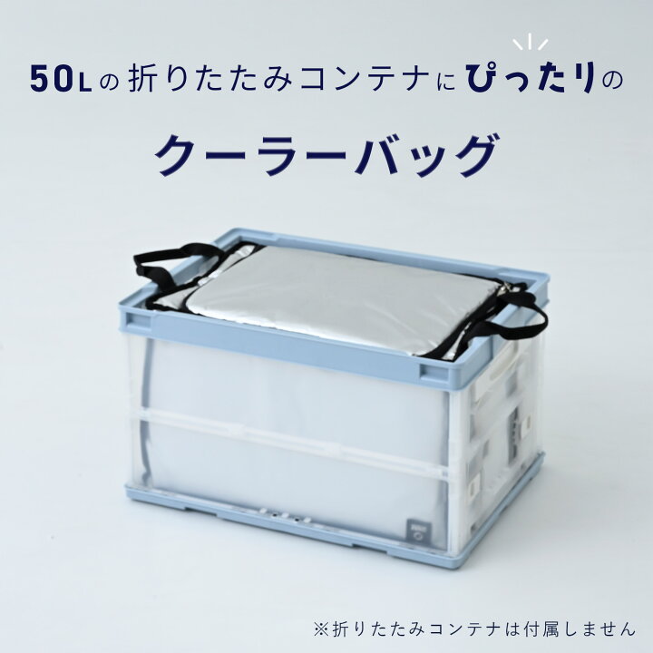 楽天市場】50L折りたたみコンテナにぴったり クーラーバッグ ZERO 40L 