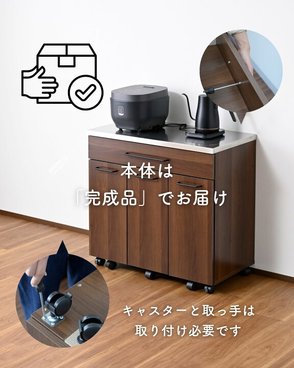楽天市場】隠せる ゴミ箱 フタ付き 3分別 14L キッチンカウンター 