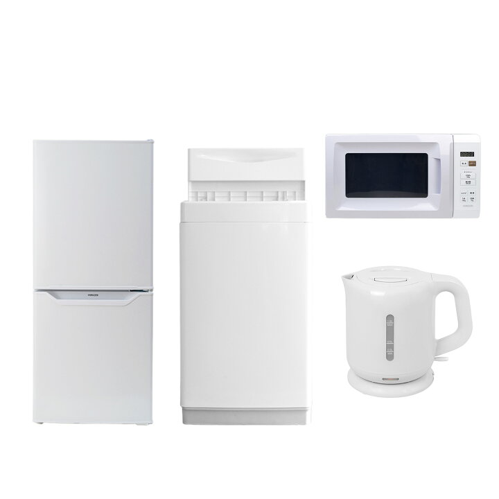 楽天市場】【設置サービス対応】 家電セット 一人暮らし 4点セット 