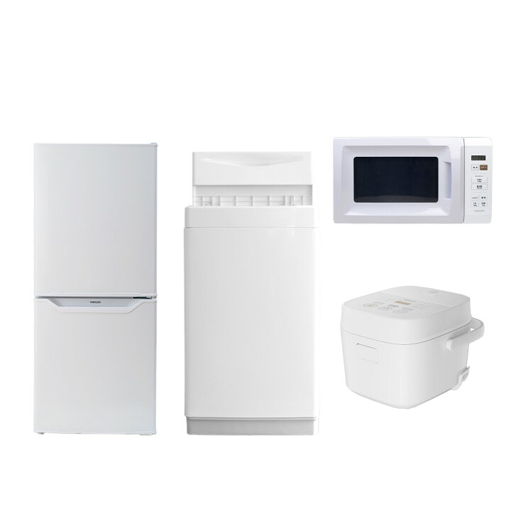 楽天市場】【設置サービス対応】 家電セット 一人暮らし 4点セット 