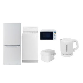 【P5倍 2/10 9:59迄】 新生活家電セット 5点セット 一人暮らし (6kg洗濯機 106L冷蔵庫 オーブンレンジ 炊飯器 電気ケトル) ひとり暮らし 単身赴任新 学生 入学 おすすめ 山善 YAMAZEN【送料無料】