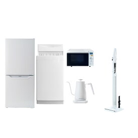 【P5倍 2/10 9:59迄】 新生活家電セット 5点セット 一人暮らし (6kg洗濯機 106L冷蔵庫 オーブンレンジ 温調ケトル 軽量クリーナー) ひとり暮らし 単身赴任新 学生 入学 おすすめ 山善 YAMAZEN【送料無料】
