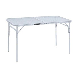 アウトドアテーブル 折りたたみ タフライト メッシュテーブル 120cm 60cm 高さ調節 TLT-1260/TLT-1260SL レジャーテーブル 折りたたみテーブル キャンプ 山善 YAMAZEN キャンパーズコレクション 【送料無料】