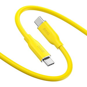 USB-C to C �V���R���P�[�u�� 1m �ő�140W �����[�d �����o���h MAGLINE EN-Ca10S-BL/EN-Ca10S-YL/EN-Ca10S-WH Type-C �^�C�vC �f�[�^�]�� PD ���ϋv �t�̃V���R�[�� �[�d �ʐM �P�[�u�� 100cm AOHI �y���������z