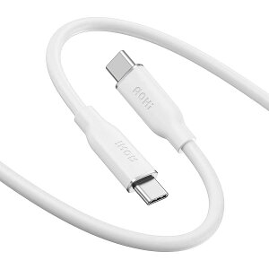 USB-C to C �V���R���P�[�u�� 1m �ő�140W �����[�d �����o���h MAGLINE EN-Ca10S-BL/EN-Ca10S-YL/EN-Ca10S-WH Type-C �^�C�vC �f�[�^�]�� PD ���ϋv �t�̃V���R�[�� �[�d �ʐM �P�[�u�� 100cm AOHI �y���������z