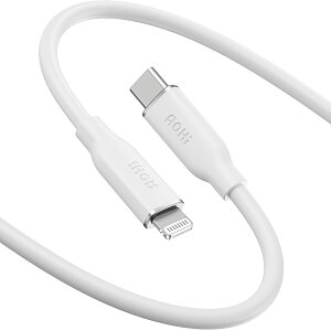 USB-C to Lightning �V���R���P�[�u�� 1m �ő�27W �����[�d �����o���h MAGLINE EN-Ca10SL-YL/EN-Ca10SL-WH Type-C �^�C�vC ���C�g�j���O Lightning �f�[�^�]�� PD ���ϋv �[�d �ʐM �P�[�u�� 100cm AOHI �y���������z