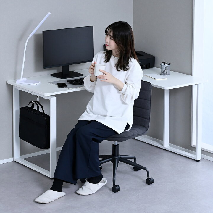 楽天市場】L字 デスク パソコンデスク PCデスク 幅140 奥行100 高さ 