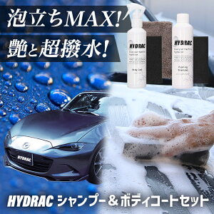 エーモン HYDRAC シャンプーボディコートセット 200ml コーティング フォーミングシャンプー ハイドラック 洗車用品 洗車 洗車グッズ カー用品 車用品 車 洗剤 自動車 バイク カーケア コーティ