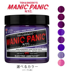 MANIC PANIC マニックパニック ヘアカラークリーム 118mL (パープル系)