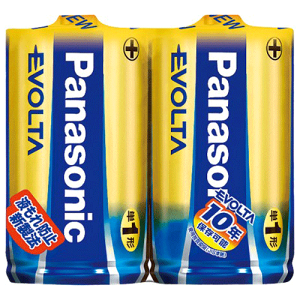 PANASONICエボルタ 単1X2P【(P)LR20EJ/2SE】