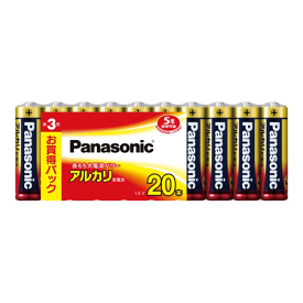 PANASONICアルカリ乾電池　単3×20P【(P)LR6XJ/20SW】