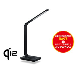 GENTOS�W�F���g�X�f�X�N���C�g�yDK-R116BK�zLumixux�V���[�Y���C�����X�}���[�d�X�^���h�iQi2�j����USB Type-C�|�[�g�t��