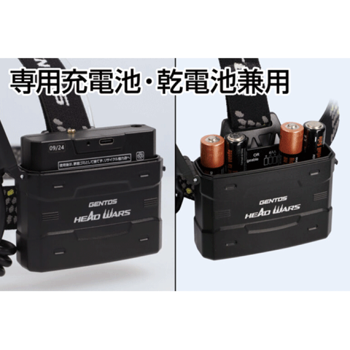 楽天市場】GENTOSジェントスHEAD WARSシリーズ【HW-K634H】USB