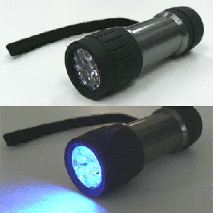 楽天市場】【送料無料】日亜化学工業社製UV-LED搭載9灯ブラックライト