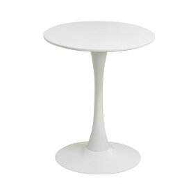 ダイニングテーブル ラウンドテーブル　60cm 机 テーブル カフェテーブル バーテーブル 丸テーブル ラウンドテーブル スチール脚 ラウンド 可愛い おしゃれ ラウンジ ダイニング リビング シンプル ホワイト 白