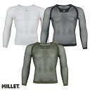 ミレー ドライナミックメッシュ3/4スリーブクルー メンズ アンダーウェア MIV01356