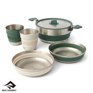 【お取寄せ】 シートゥサミット ディツアーステンレスワンポットクック 2P 5点セットウィズ3Lポット 【10/24現在メーカー在庫数】