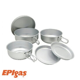 EPI アルミ6点食器セット (食器 カトラリー カップ 皿) C-5307