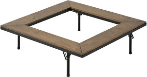 【30日限定 ポイント最大10倍】 ロゴス LOGOS アウトドア アイアンウッド囲炉裏テーブル 81064133