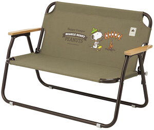 【マラソン期間中 3万円以上で2,500円OFFクーポン!】 ロゴス LOGOS アウトドア SNOOPY チェアfor2 ベンチ チェア コンパクト チェア キャンプ 86001085