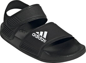 【4/20限り！最大1200円OFFクーポン配布中】 adidas アディダス アディレッタ サンダル キッズ 子供 コアブラック／フットウェアホワイト／コアブラック ADILETTE SANDAL K 靴 シューズ 水遊び ビーチ プール GW0344