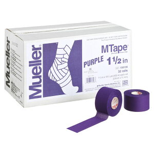 【マラソン期間中 3万円以上で2,500円OFFクーポン!】 ミューラー MUELLER Mテープ チームカラー38mm パープル 130826
