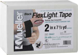 【30日限定 ポイント最大10倍】 ミューラー MUELLER テープ フレックスライトテープ 50mm ブラック 26447