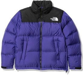 THE NORTH FACE ノースフェイス アウトドア ヌプシジャケット メンズ Nuptse Jacket 上着 アウター 防寒 ビルドインフード タウンユース 静電 ロゴ入り 撥水 ND92234 LB