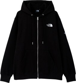 【6/1限定 1万円以上で500円OFFクーポン配布！】 THE　NORTH　FACE ノースフェイス アウトドア スクエアロゴフルジップ Square Logo Full Zip パーカー トップス ロゴ入り フード ライフスタイル スウェット メンズ レディース NT12335 K