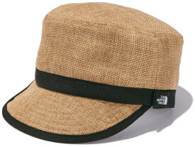 【4/20限り！最大1200円OFFクーポン配布中】 THE　NORTH　FACE ノースフェイス アウトドア キッズハイクキャップ キッズ Kids’HIKE Cap 帽子 キャップ 麦わら風 ロゴ入り ベビーサイズ対応 ウォッシャブル サイズ調節可能 NNJ02307 NA