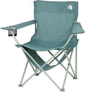 【マラソン期間中 3万円以上で2,500円OFFクーポン!】 キャプテンスタッグ CAPTAIN STAG アウトドア 棚モック付ラウンジチェア ヴィンテージグリーン キャンプ 椅子 イス アームレスト ボトルホ