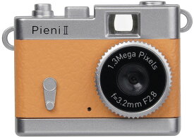 DSC－PIENI II オレンジ トイカメラ カメラ クラシック風 コンパクト 動画 ギフト プレゼント 子供 キッズ おもちゃカメラ キッズカメラ 144078