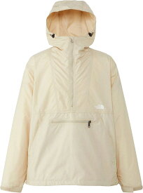 【4/20限り！最大1200円OFFクーポン配布中】 THE　NORTH　FACE ノースフェイス アウトドア コンパクトアノラック メンズ Compact Anorak ハーフジップ トップス ウェア フード ロゴ入り ポケット 撥水加工 コットンライク NP22333