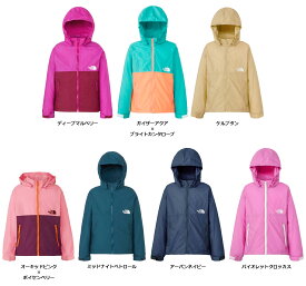 【5/16 2時まで最大2000円OFFクーポン！】 THE　NORTH　FACE ノースフェイス アウトドア コンパクトジャケット キッズ Compact Jacket フード付き ロゴ入り 撥水 アウター 上着 NPJ72310