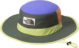 【4/24 20時から4h限定全品5％OFFクーポン！】 THE　NORTH　FACE ノースフェイス アウトドア ホラインズハット キッズ Kids＆apos； Grand Horizon Hat ハット 帽子 通気性 ワッペンロゴ サイズ調節可能 あご紐 男の子 女の子 NNJ02309