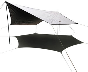 ロゴス LOGOS アウトドア ソーラーブロック ヘキサタープセット M-BB タープ フレーム ヘキサ型 日よけ UVカット キャンプ フェス イベント 遮光 耐風性 収納バッグ付き 71809036
