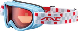 【4/20限り！最大1200円OFFクーポン配布中】 AXE アックス スキー ゴーグル AX250－WD キッズ ジュニア ダブルレンズ メガネ対応 ヘルメット対応 3～10歳対象 紫外線対策 スノーボード スノボ ウィンタースポーツ AX250WD BU