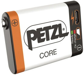 【5/30限り！ポイント最大10倍！】 PETZL ペツル アウトドア コア CORE リチウムイオンリチャージャブルバッテリー E99ACA 充電池 USB充電 バックアップ電源 ヘッドランプアクセサリー ヘッドライト 経済的 E99ACA
