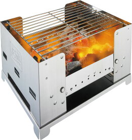 【スーパーセール開始28h限定 全品5％OFFクーポン！】 Esbit エスビット アウトドア チャコールグリルBBQ300 BBQ たき火 焚火台 バーベキュー コンロ コンパクト 登山 キャンプ 調理 防災 避難 緊急 台風対策 ESBBQ300S0