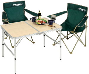 キャプテンスタッグ CAPTAIN STAG アウトドア ジャストサイズ ラウンジチェアで食事がしやすいテーブル2〜4人用 S 90×60cm UC-517 UC0517