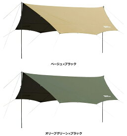 【マラソン期間中 1万円以上で500円OFFクーポン！】 テントファクトリー TENT FACTORY アウトドア BWスカイオーバータープ500 タープ 日よけ シェード キャンプ レジャー ファミリー ピクニック 運動会 BW UVカット ブラックコーティング TFSOT500BR