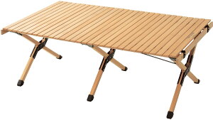 TENT FACTORY アウトドア ZELロールトップテーブル 120W テーブル ロールトップ アウトドアテーブル キャンプテーブル ケヤキ ゼルコバ ゼルコヴァ キャンプ ZELRT120W
