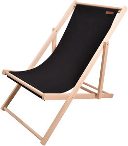 【マラソン期間中 3万円以上で2,500円OFFクーポン!】 ピースパーク peace park アウトドア ウッデン ビーチ チェア PP0462BK