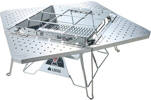 ロゴス LOGOS アウトドア 2WAY 囲炉裏タフテーブル 調理 テーブル フラット収納 BBQ バーベキュー 焚火 焚き火 たき火 キャンプ レジャー 81064132