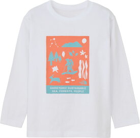 【15日限定 ポイント10倍！】 ザ・ノース・フェイス THE NORTH FACE アウトドア キッズ ロングスリーブシレトコトコティー L/S Shiretoko toko Tee 長袖 Tシャツ トップス UVケア 子供 通学 小学生 学校 おでかけ NTJ82530ST