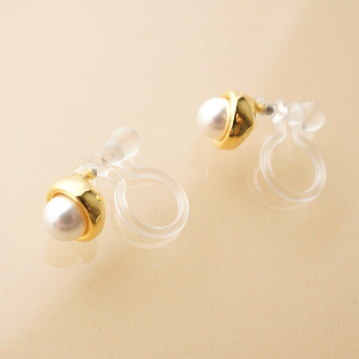 楽天市場 イヤリング 樹脂ノンホールピアス クリスタルパールのひと粒ピアス風イヤリング 金属アレルギー対応 大人可愛い 樹脂ノンホール イヤリング パーツ 金具 樹脂製 ピアスみたい イヤリング金具 痛くない プレゼント 誕生日 母の日 パール E Lounge