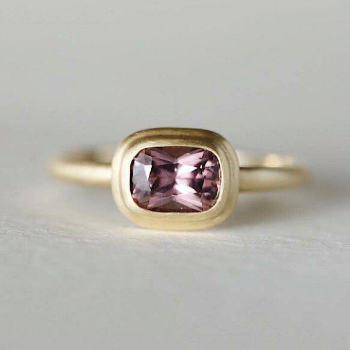 楽天市場】【11号】一点物〈one-off〉K18◇ピンクジルコン1.05ct 指輪 