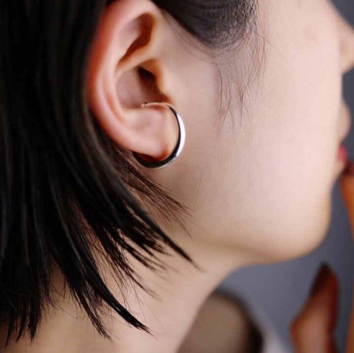 楽天市場】〈シルバー925〉largeイヤーカフ〈片耳分〉 ユニセックス 
