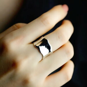 qVo[925rȂ݂Ȃ݃Vo[O waving plate ring X^[OVo[ KTCYwց@傫TCYw AM[Ή@v[g Mtg bsO 2`25@