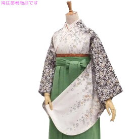 袴も選んで同時購入できます 袴用着物5点セット 肩にこぼれる枝垂れ桜 季節の訪れ